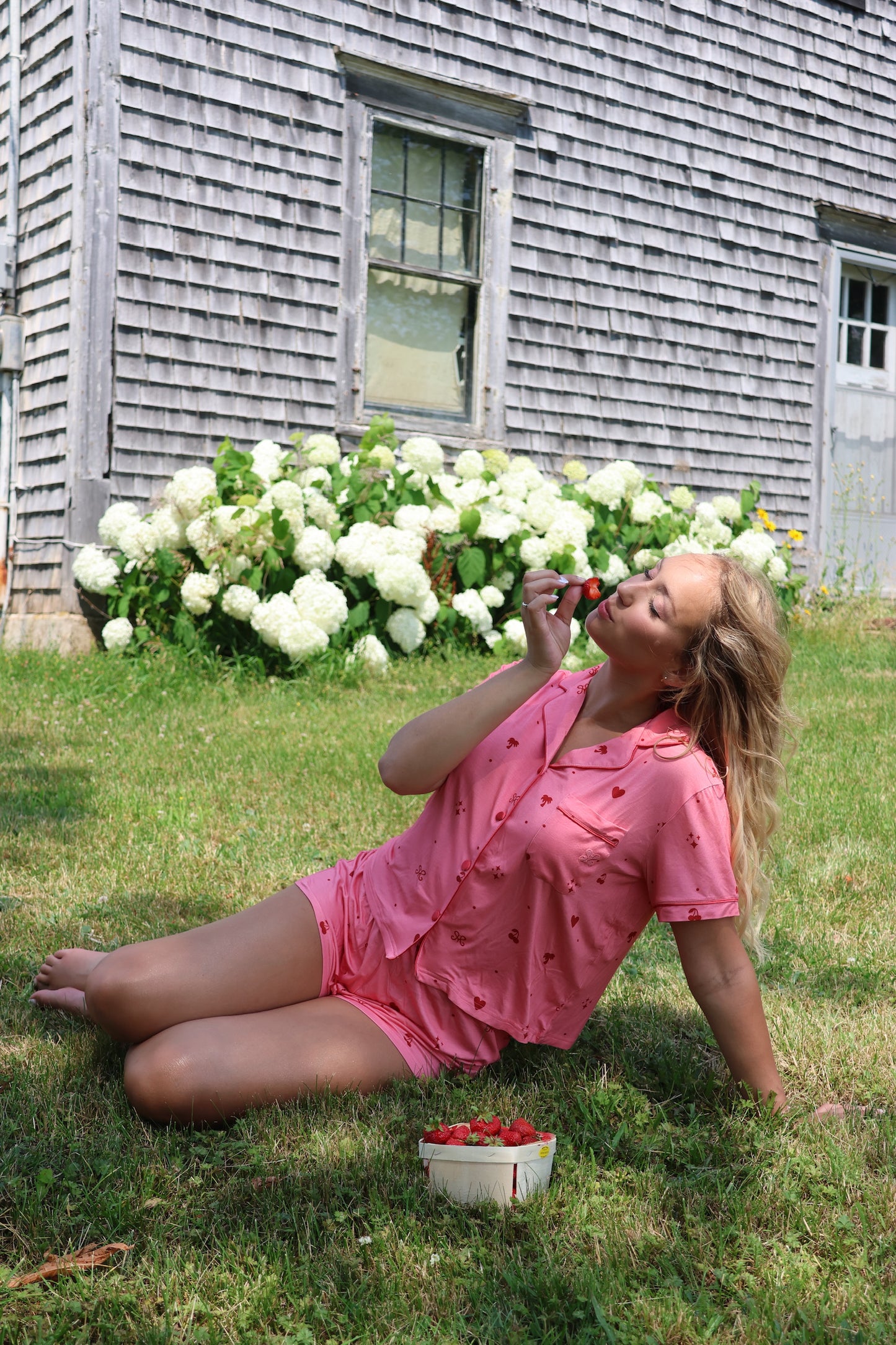 Short sleeve luxury sleepwear set - The Sloane